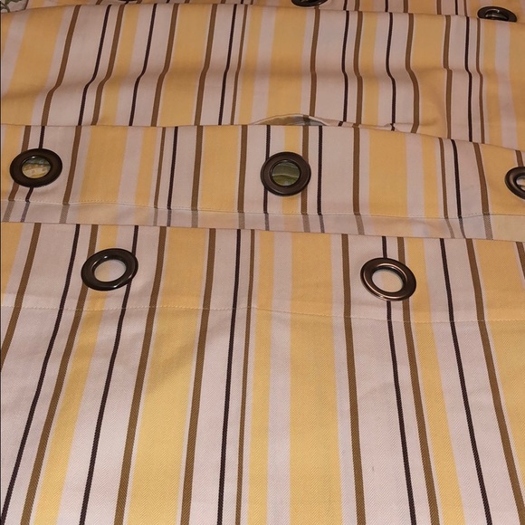 Pottery Barn Other - 4 Pottery Barn Stripe Window Valances Yellow/Beige Pottery Barn Other - 4 Pottery Barn Stripe Window Valances Yellow/Beige